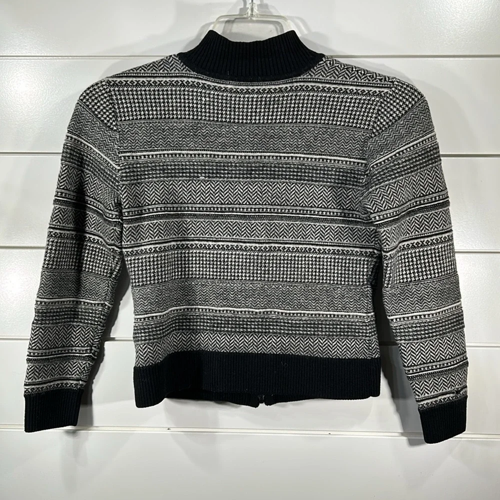 St. John Wool Full Zip Cardigan